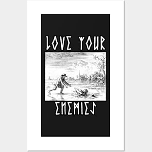 Love Your Enemies Anabaptist Mennonite Amish Dirk Willems Gothic Posters and Art